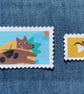 Fabric Postage Stamps - Doggies 2 - Image 5