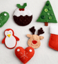Hand made felt Christmas Garland - Image 2