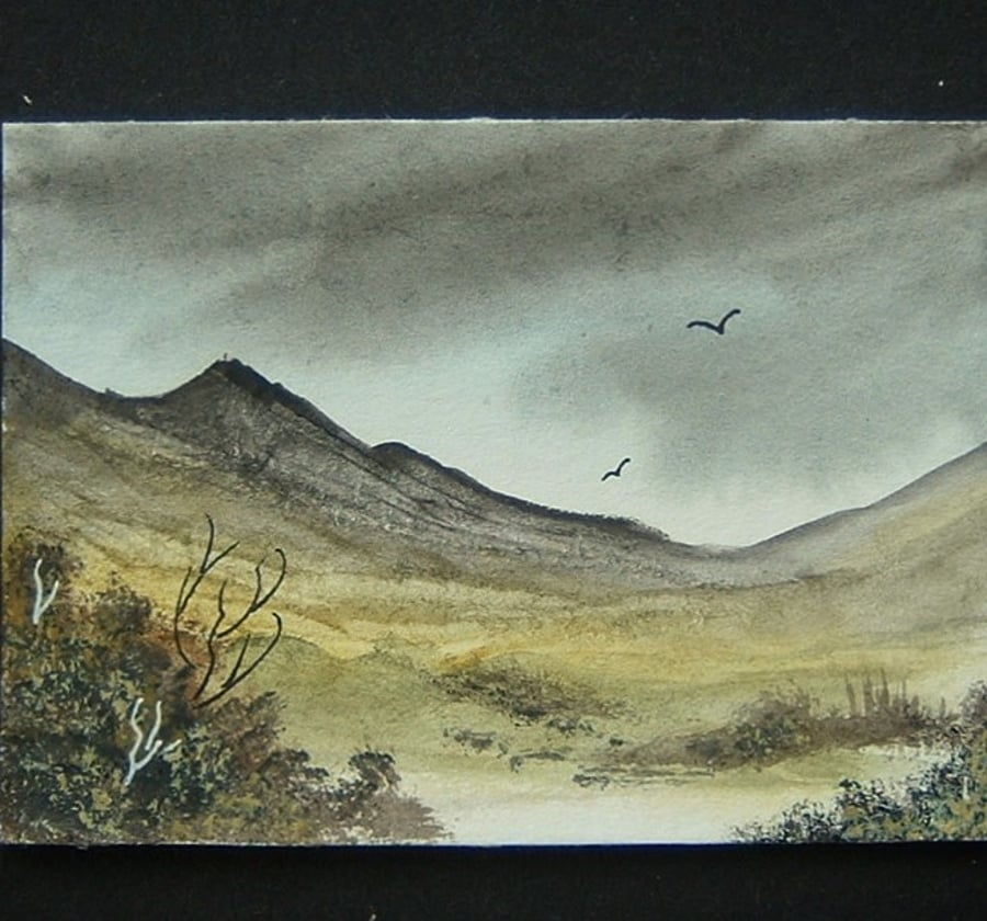 paintings art aceo landscape watercolour ref 293