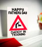 Father's Day Card From The Bump, First, New, Expectant Daddy Fathers Day Card  - Image 5