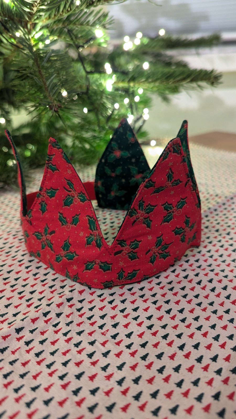 Reversable Reusable Christmas Crown - Baby 