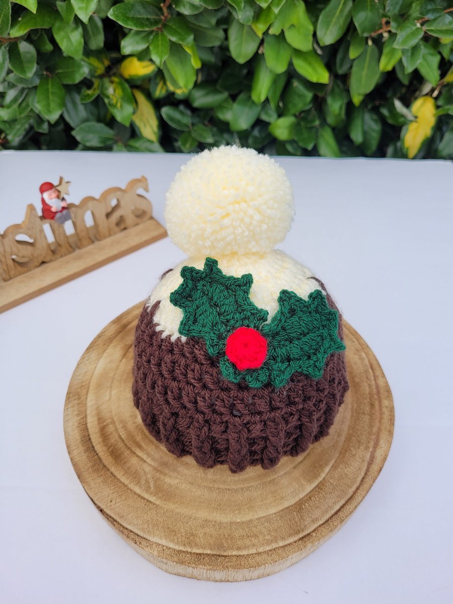 Christmas pudding hat, christmas baby hat, elf hats, Santa hats, baby's 1st Xmas