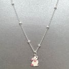 Sterling Silver Lop Eared Bunny Necklace