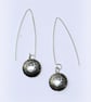 Silver 'Hare' Capsule Drop Earrings - Image 1