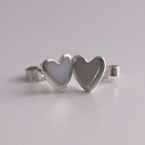 Sterling Silver Heart Earrings