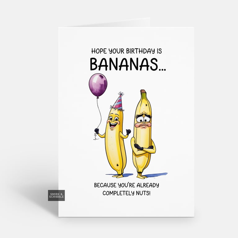 Unique Funny Birthday Card For Him Or Her 