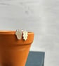 Acorn and Oak leaf silver studs - Image 1