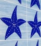 Starfish Greetings Card - Blank - Birthday Card - Fabric Card - Image 2
