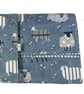 interchangeable and double pointed needle case with blue sheep, knitting needle  - Image 8