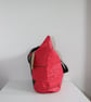 Large Red Sailcloth Beach Bag – Oversized Family Tote with Original Black M - Image 8
