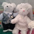 Bride and groom Teddy bears
