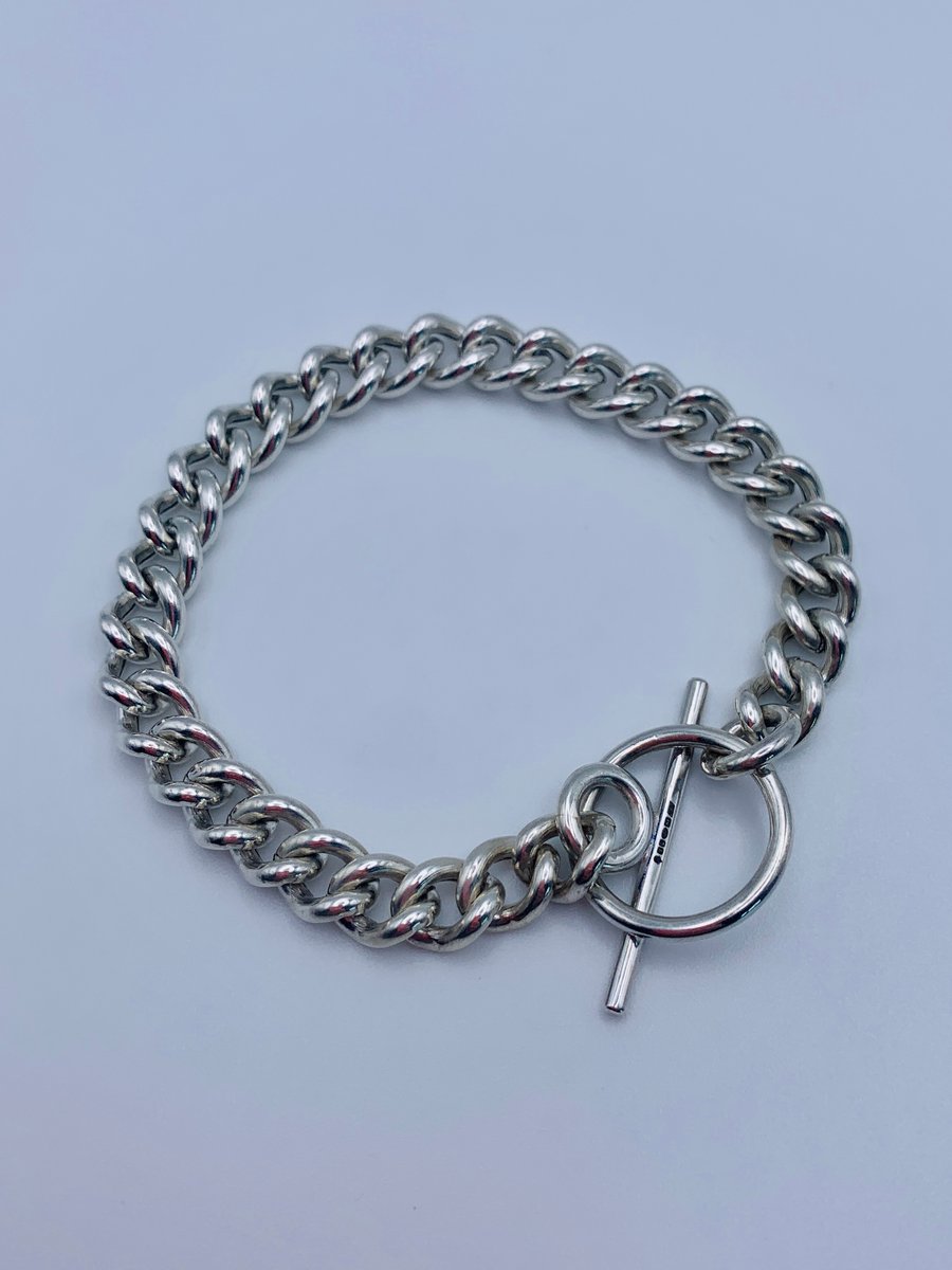Silver Chunky Chain Bracelet 
