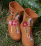 Handmade Felted Merino Wool Socks – Size EU 37 - Image 4