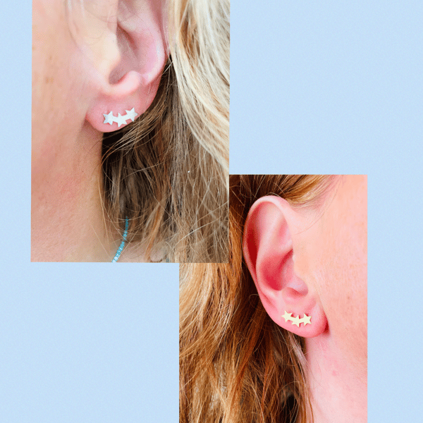 Starburst Stud Earrings 