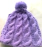 Purple Cable Tea Cosy - Image 2