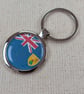 Turks & Caicos Flag Keyring