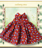 Red Flowered  Dress  - Image 1