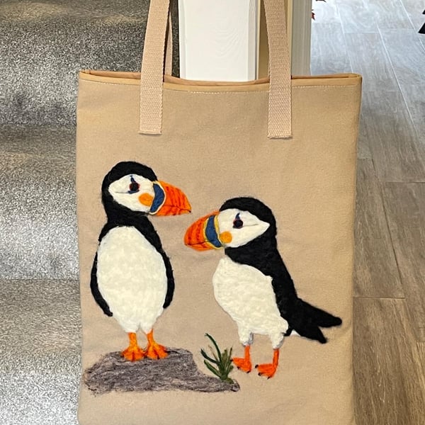 Puffin Tote Bag