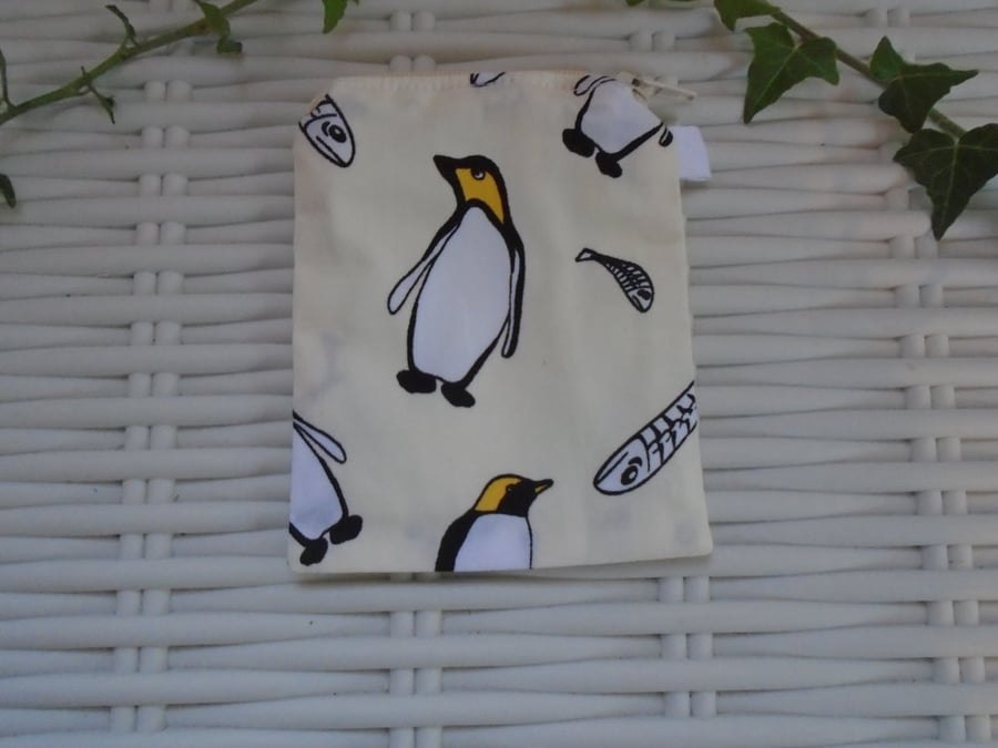 Penguin Purse or Card Holder 