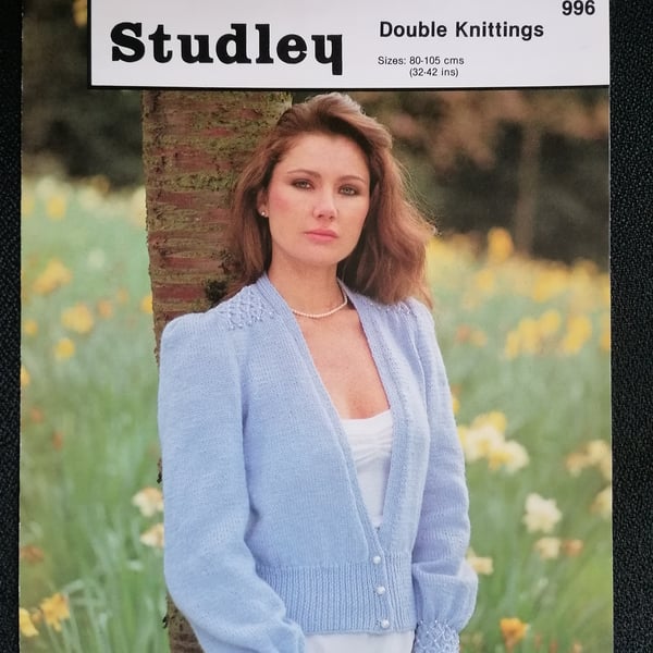 knitting pattern Studley 996