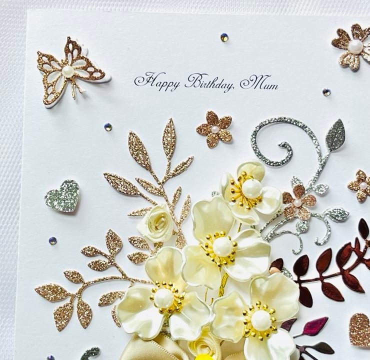 Luxury Handmade Personalised Birthday Card, Bir... - Folksy