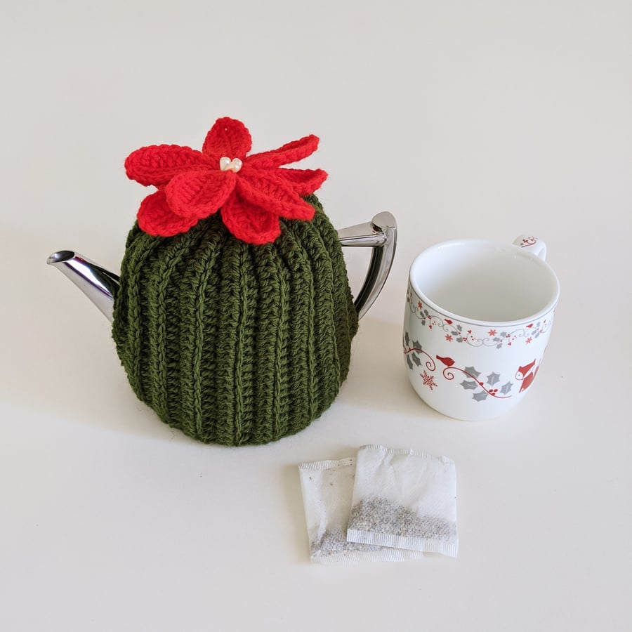 Poinsettia Teapot Tea Cosy