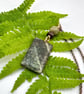 Fern Leaf Mixed Media Pendant - Image 5