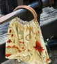 Round-Handled Vintage Flower Bag. - Image 1
