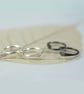 Silver Sleeper Hoop Earring 9mm Tiny Overlap Helix Piercing Hoops - Image 8