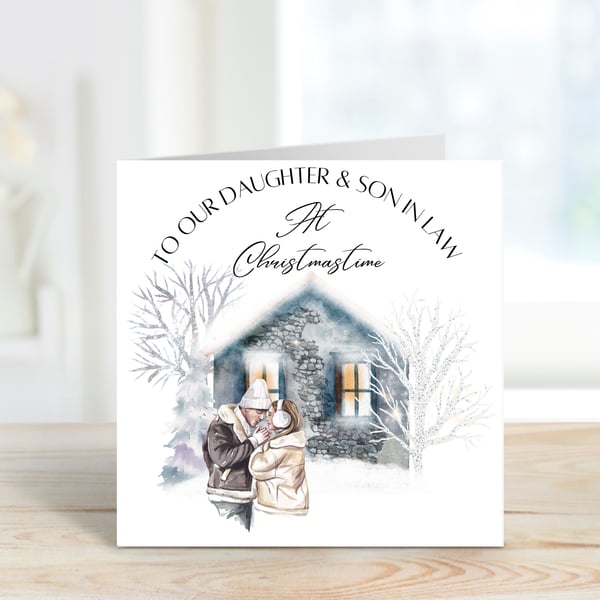 Son and Daughter in Law Christmas Card