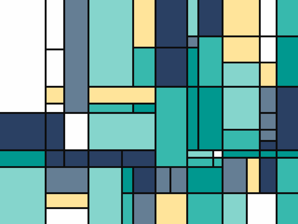 277B - Art Deco Cross Stitch Pattern: Geometric Cool Colors (PDF Counted Chart)