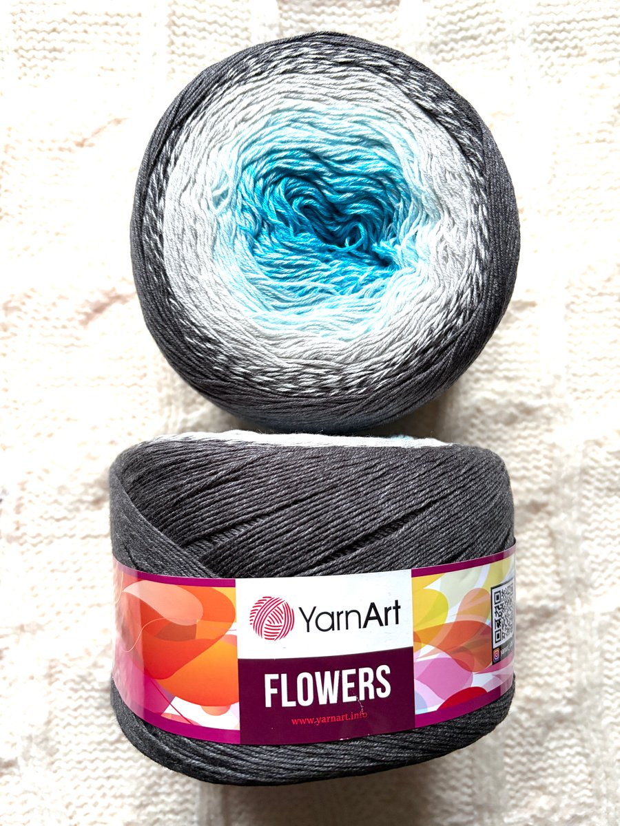 1 cake x 250g YarnArt Flowers Yarn Cake - Colour 251 : Cotton Blend