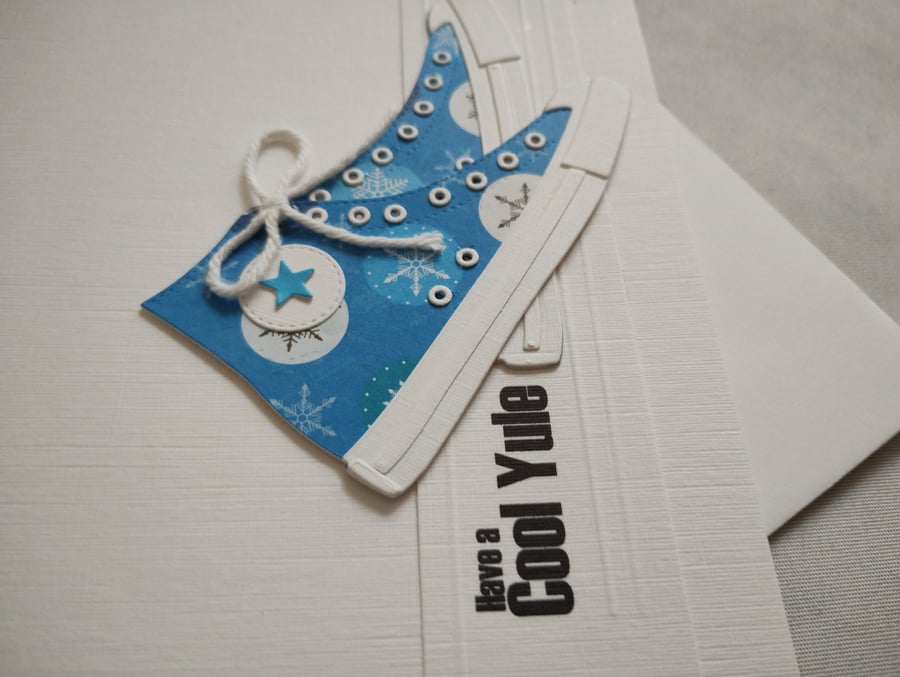 Handmade Christmas Card - Have a Cool Yule 