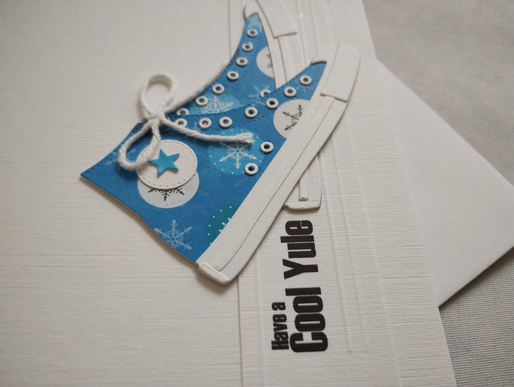 Handmade Christmas Card - Have a Cool Yule 