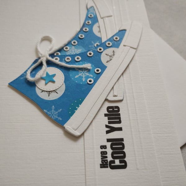 Handmade Christmas Card - Have a Cool Yule 