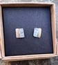  Silver and Gold Coast Inspired Stud Earrings  - Image 5