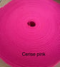 5 meters 1" (25mm) cerise pink cotton bias binding  - Image 1