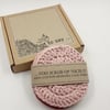 4 Reusable Crochet Cotton Face Scrubbies 