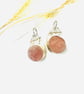 Blush Horizon – Rose Quartz Earrings - Image 4