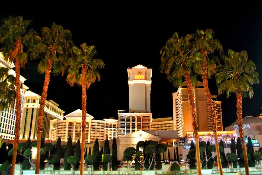 Caesars Palace Hotel Las Vegas America Photograph Print