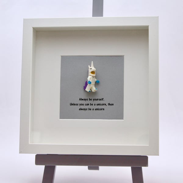 Always be yourself Unicorn mini Figure frame