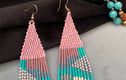 Beaded Fringe Earrings