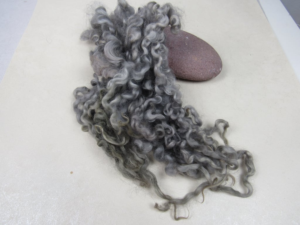 20g Naturally Dyed Pewter Grey Masham Locks
