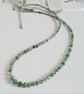 Emerald Sterling Silver Necklace - Image 2