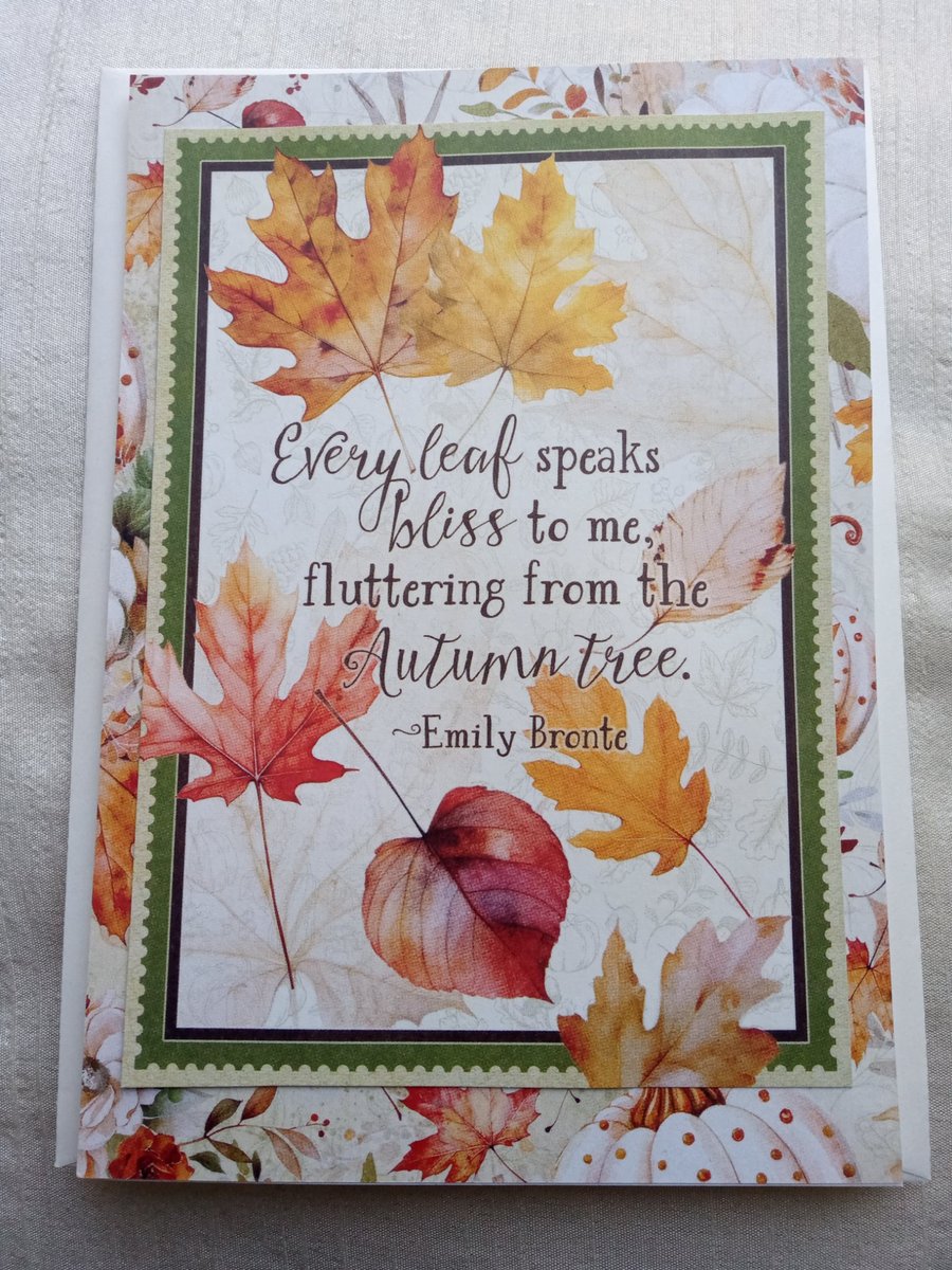 Vintage-style Greeting Card - Birthday Card -Emily Bronte Card