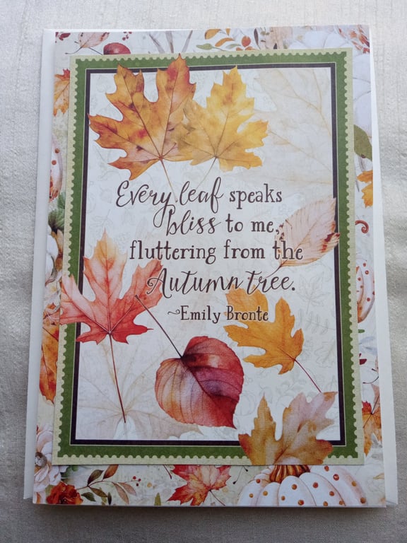 Vintage-style Greeting Card - Birthday Card -Emily Bronte Card