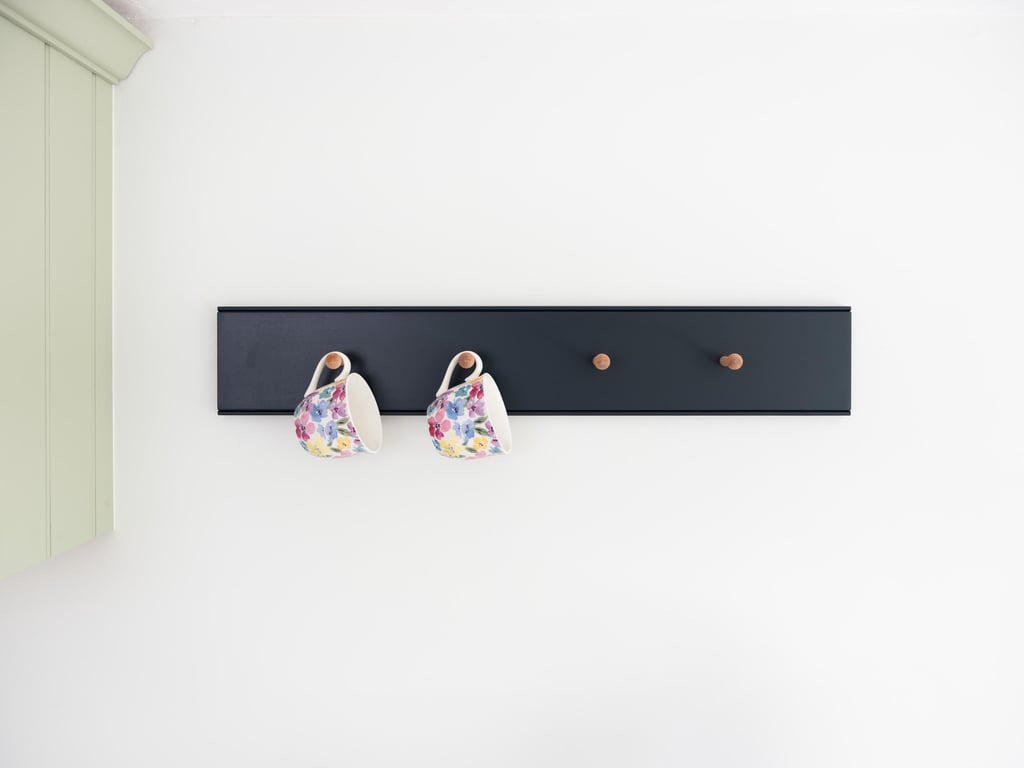 Shaker Peg Rail Classic style and painted in Railings, Wide Peg Rail, Kitchen Pe