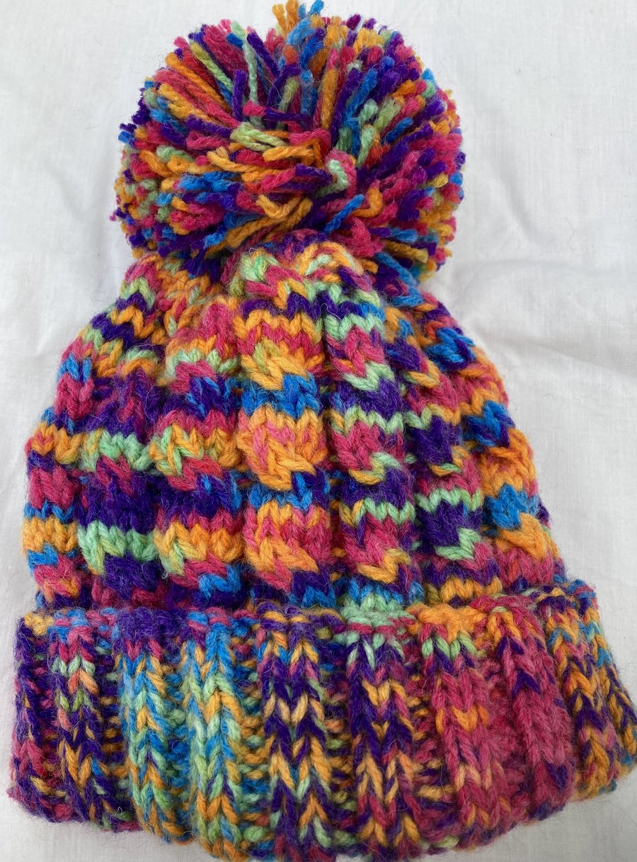 Designer Bobble Hat - Adult