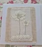 Handmade blank card 