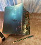 Notebook, Marine themed, A5 (ish), made from up-cycled and recycled materials. - Image 3
